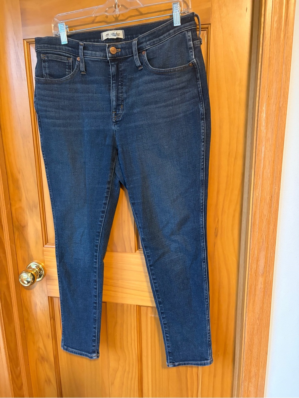 Madewell Skinny Jeans - Dark Blue Wash Size 30P